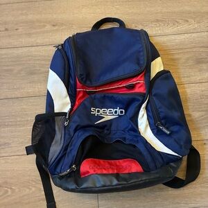 Speedo Blue and Red swim Backpack